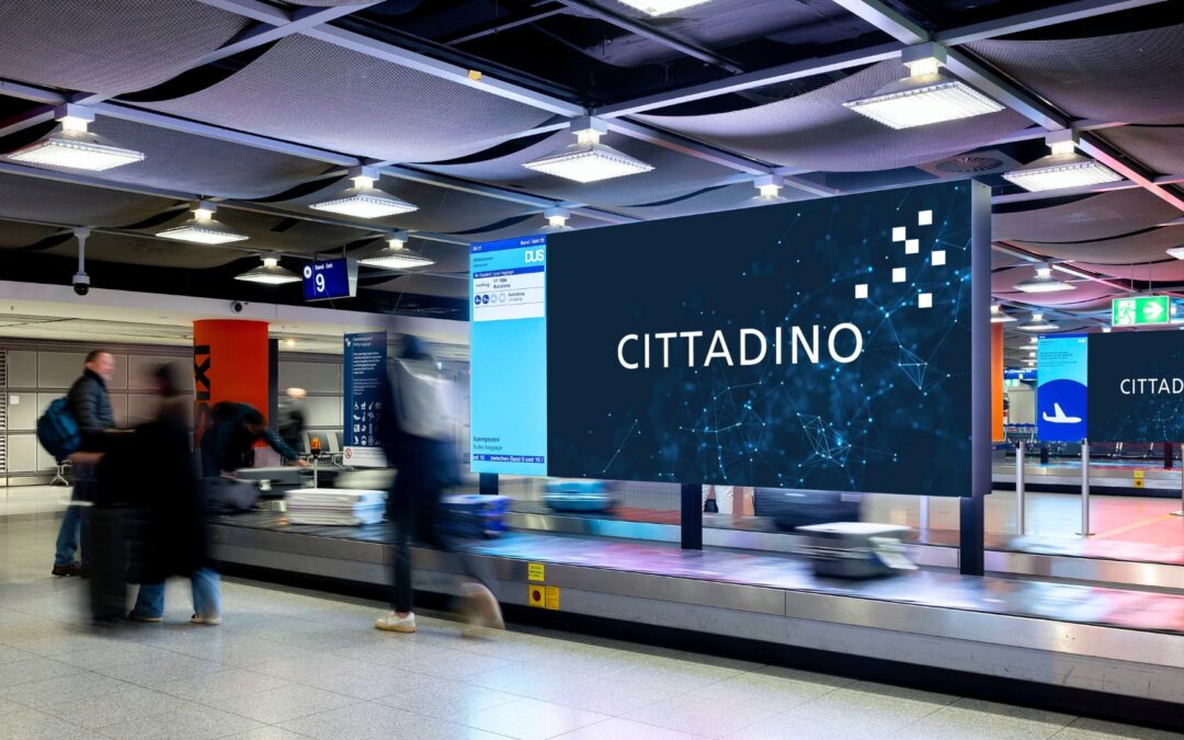 Cittadino und Düsseldorfer Airport eröffnen DUS Welcome Boards mit innovativem LED-Konzept