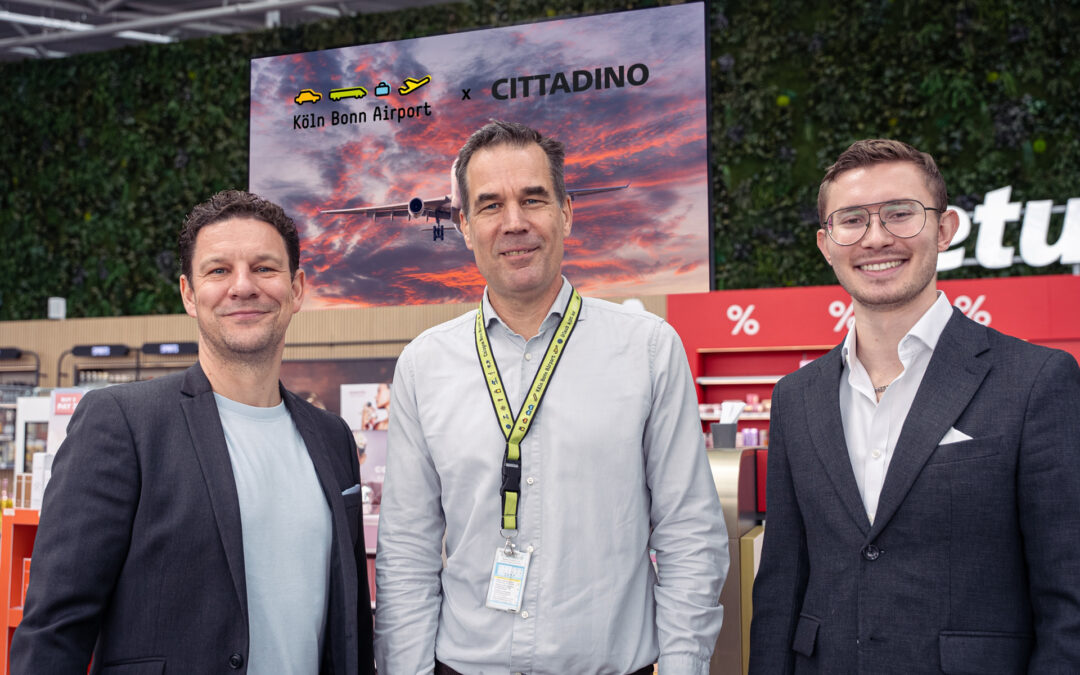 CITTADINO erweitert sein Airport-Portfolio: Flughafen Köln/Bonn wird Teil der programmatischen DOOH-Vermarktung 